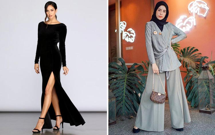 Inspirasi Outfit  Kondangan Wanita Yang Kekinian  images 